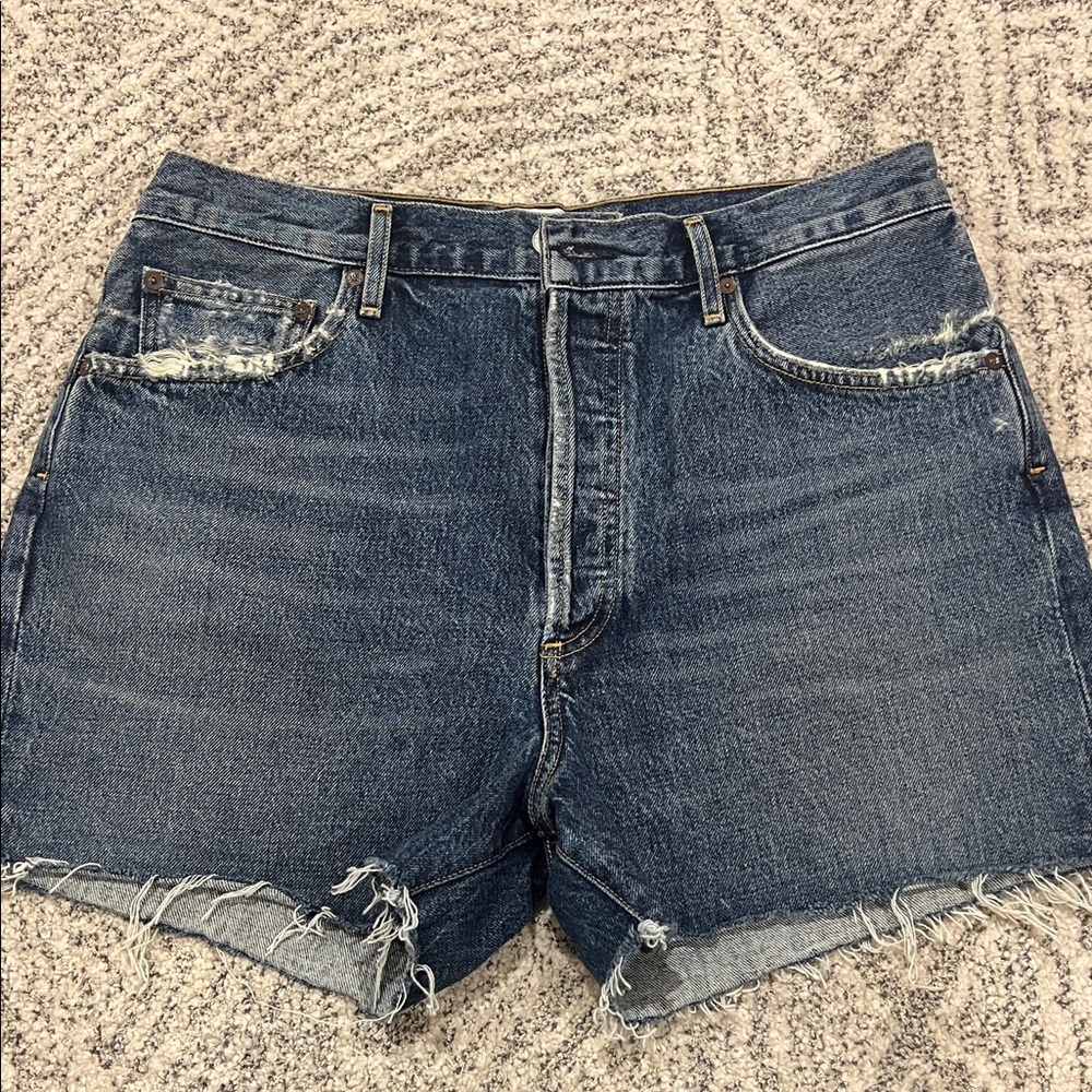 Agolde - Distressed Denim Women Shorts